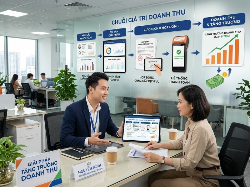 Vai trò của kinh doanh trong tạo doanh thu, giá trị và duy trì doanh nghiệp